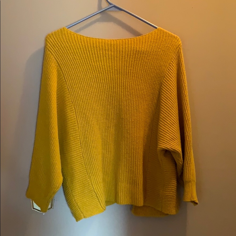 Open back sweater